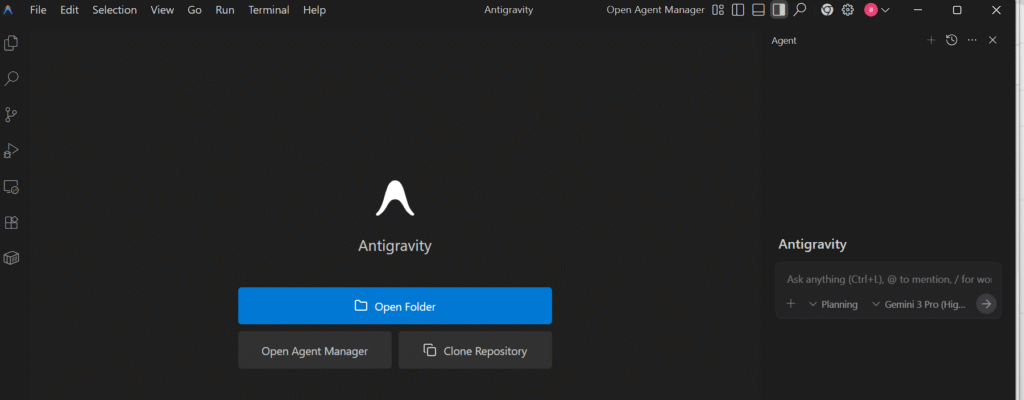 antigravity editor