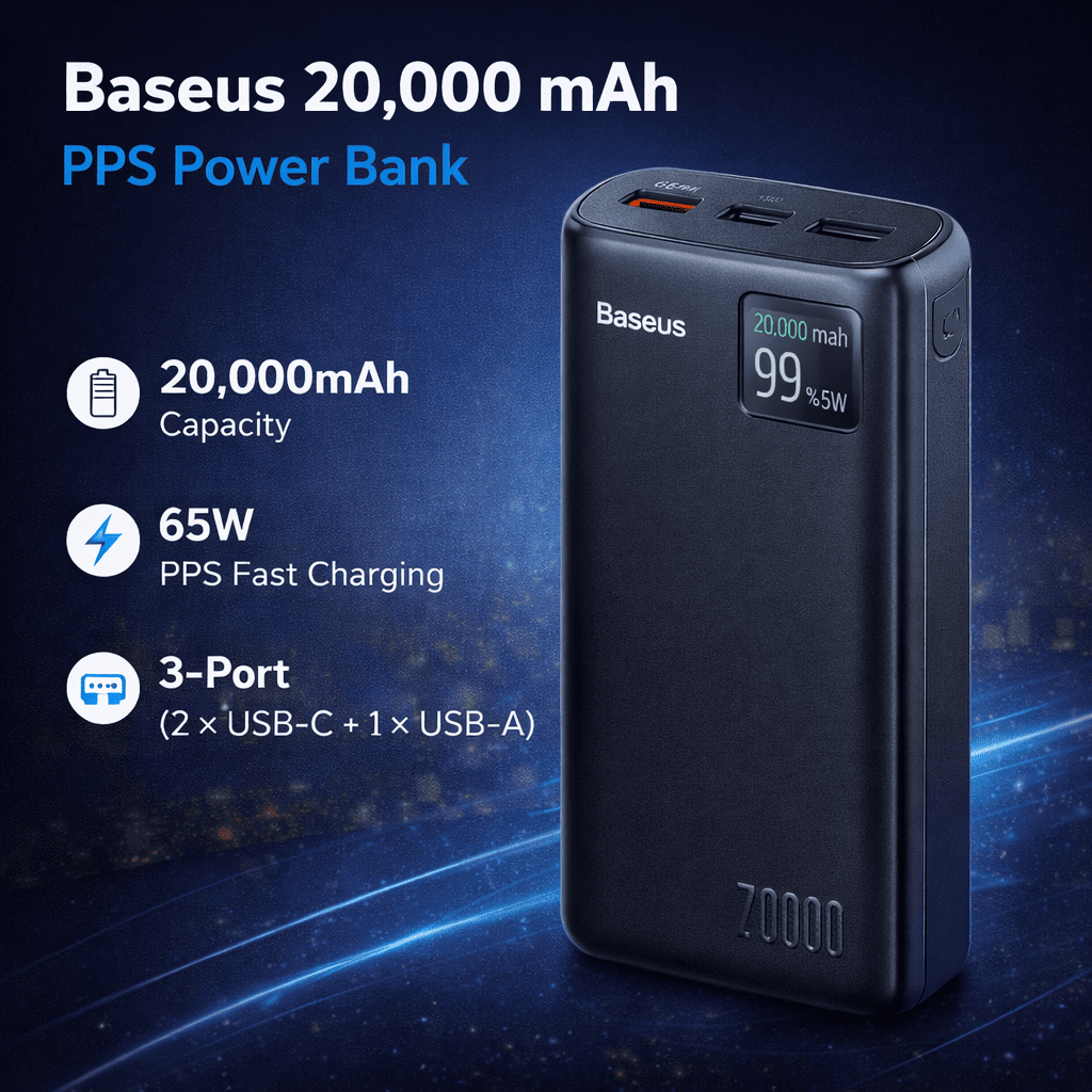 Baseus 10,000 mAh PPS Power Bank