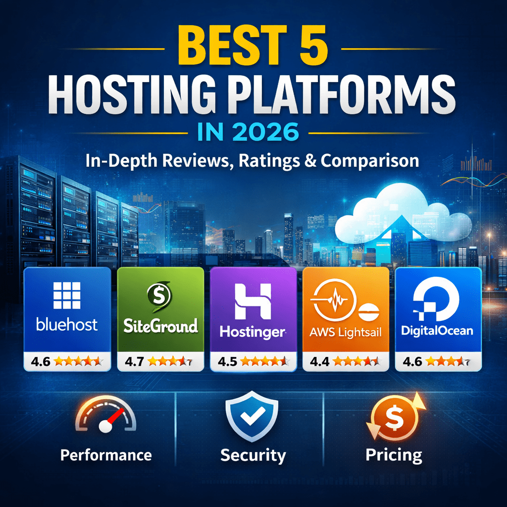 Discover the best 5 hosting platforms in 2026