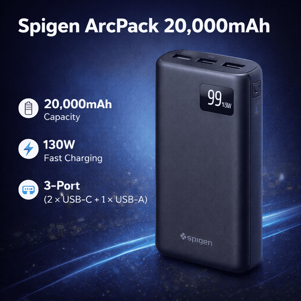 Spigen ArcPack 20000mAh Power Bank