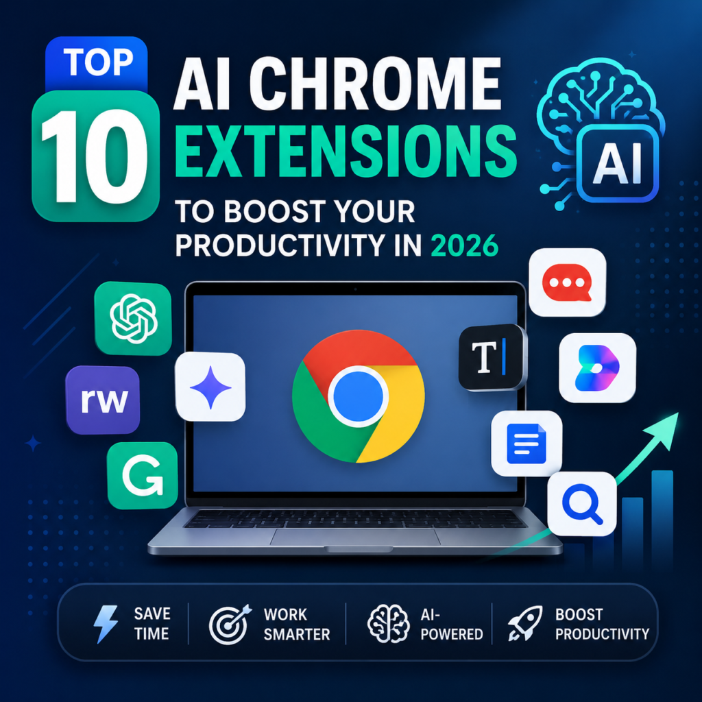 Top 10 AI Chrome Extensions to Boost Your Productivity in 2026 ai chrome extention