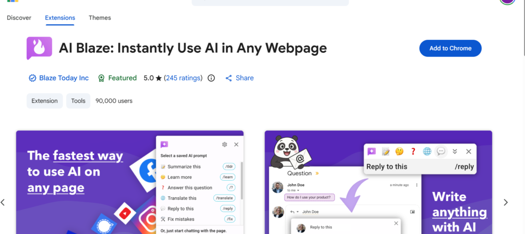 Top 10 AI Chrome Extensions to Boost Your Productivity in 2026 ai blaze
